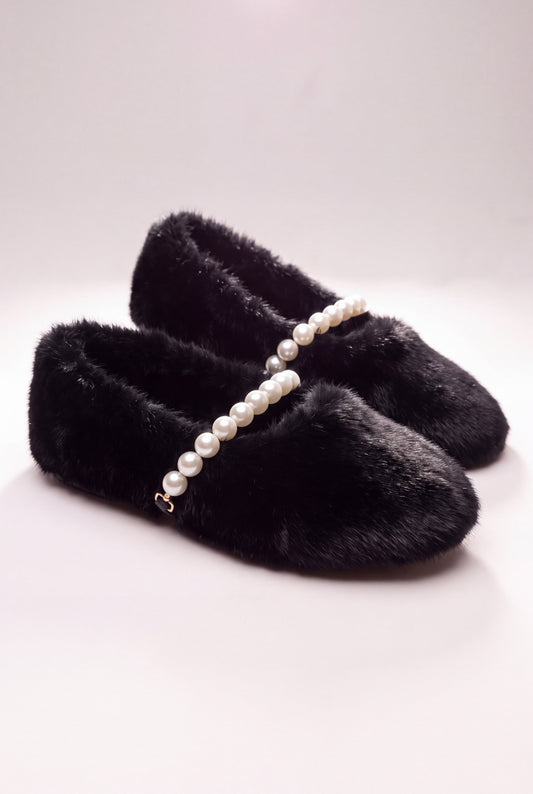 Lauren Black Slippers