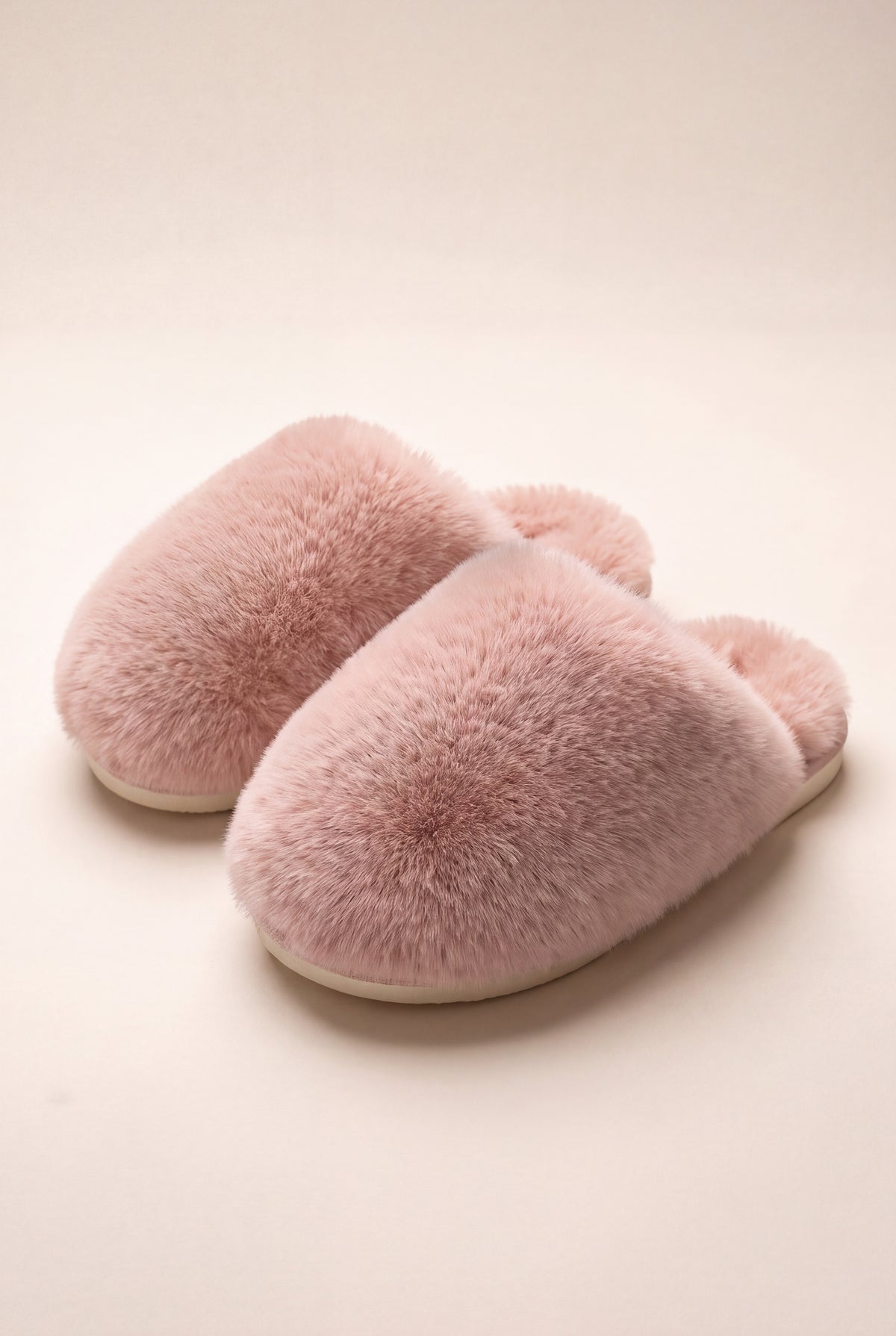 The Fluffiest Pink Slippers