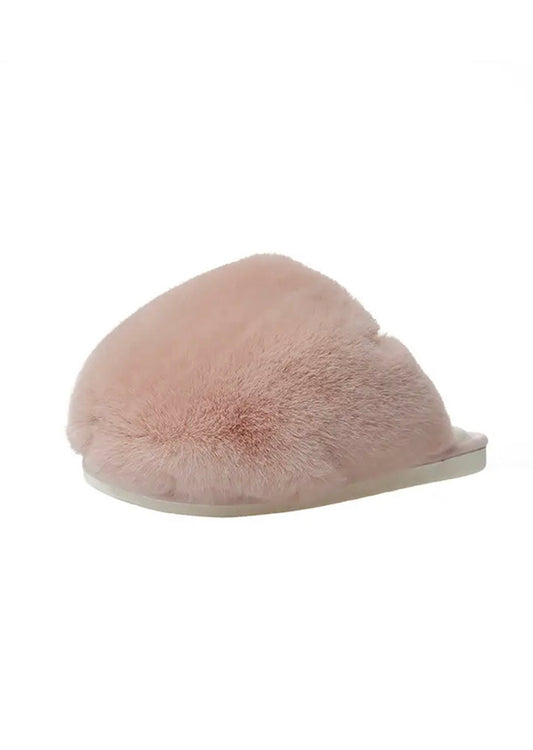 The Fluffiest Pink Slippers
