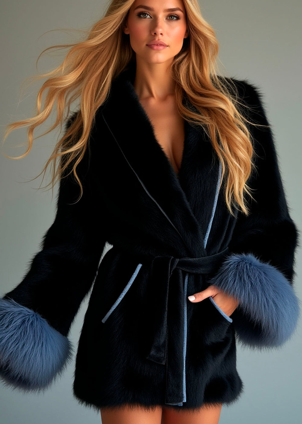 Octavia Fur Robe