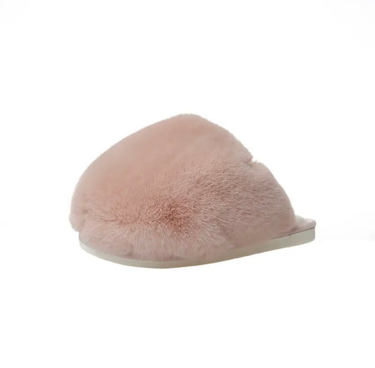 The Fluffiest Pink Slippers