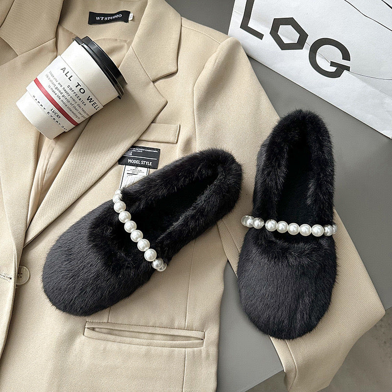 Lauren Black Slippers