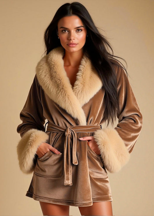 Ruby Brown Robe