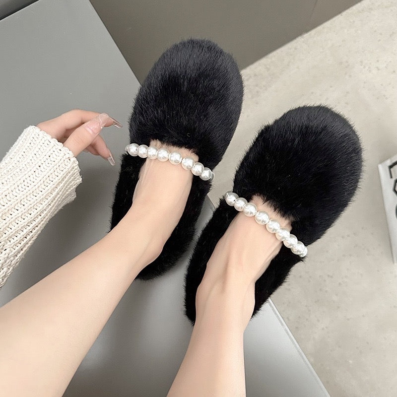 Lauren Black Slippers