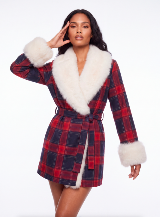 Isabella Tartan Robe