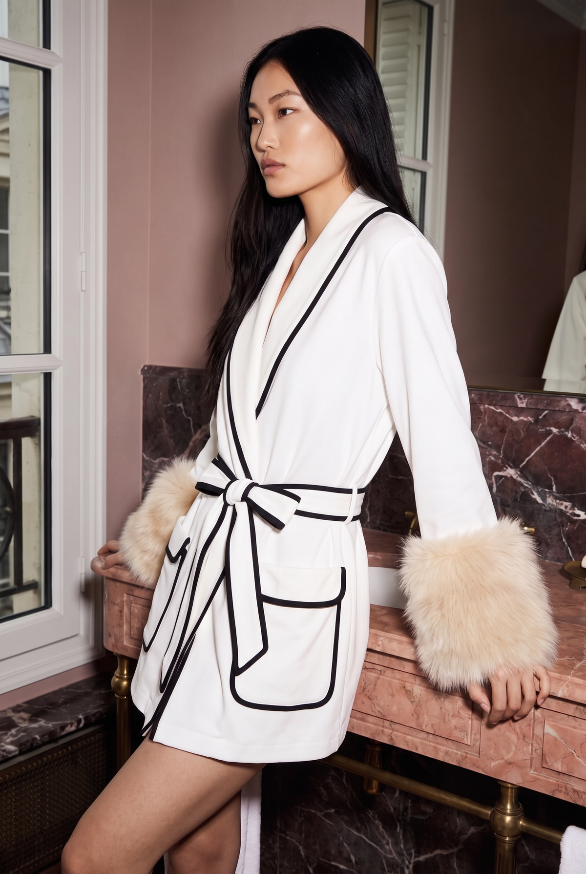 Pearl Velvet Robe