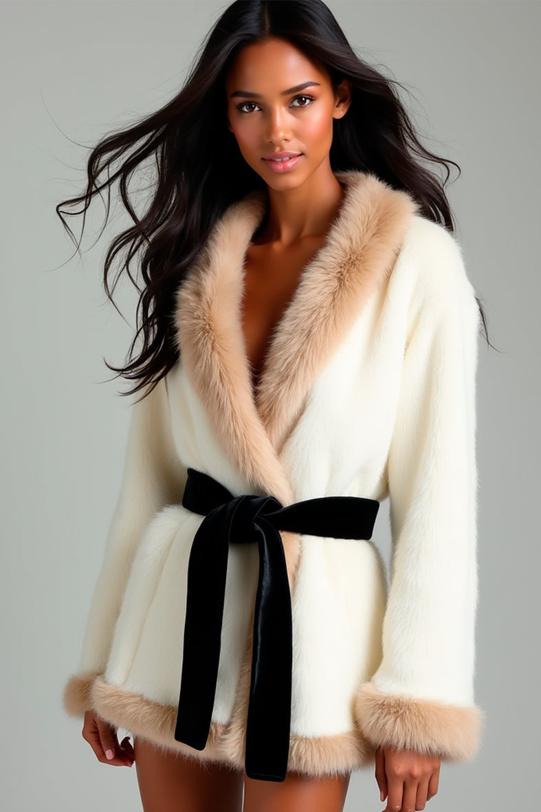 The White Diamond Fur Robe
