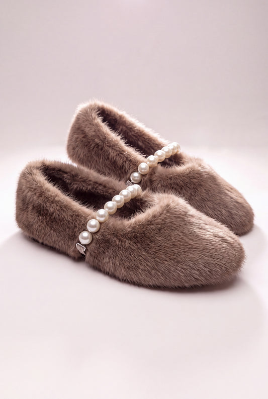 Lauren Brown Slippers
