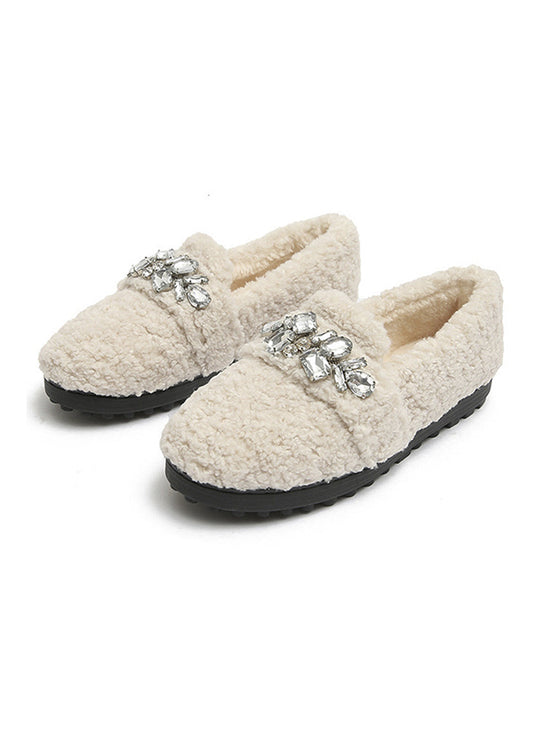 Martina White Loafers