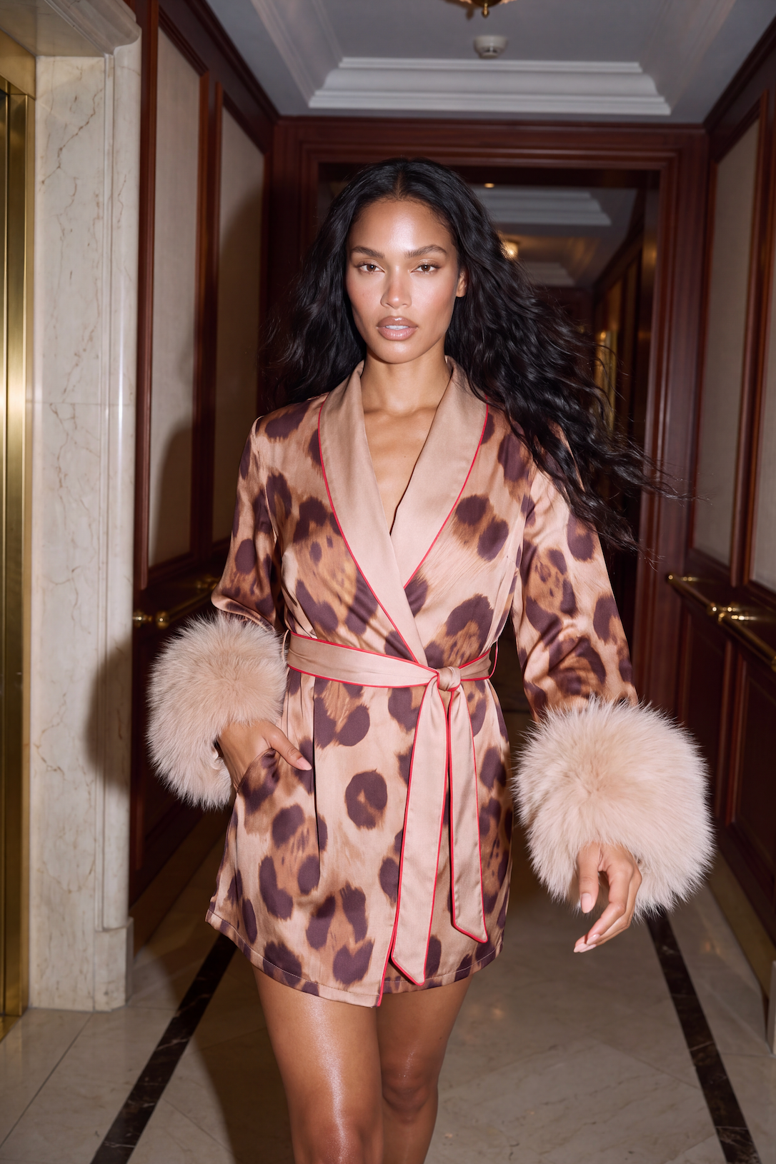 Leopard Robe