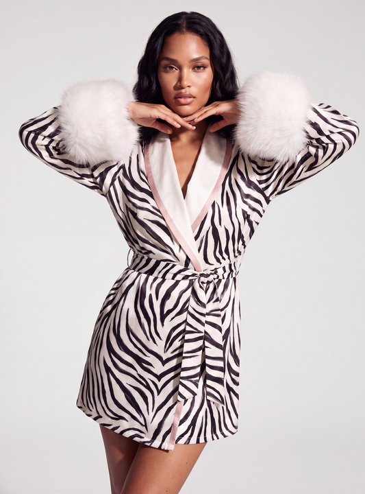 Zebra Robe
