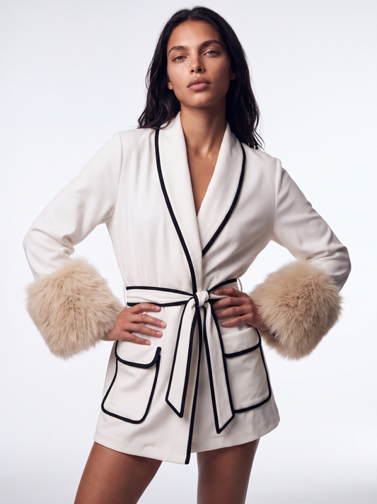 Pearl Velvet Robe