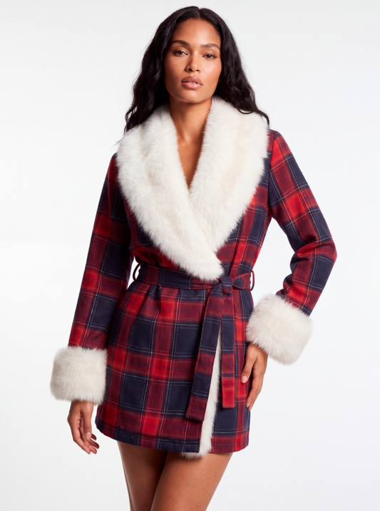 Isabella Tartan Robe
