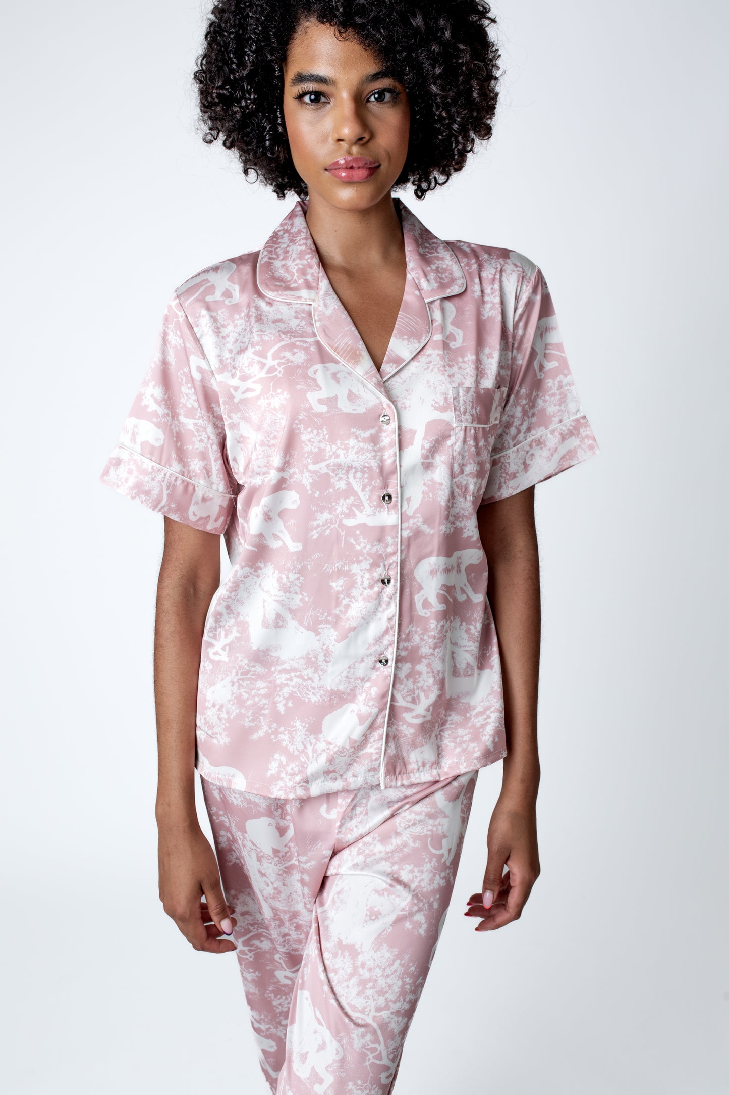 The Toile de Jouy Pajamas Light Pink