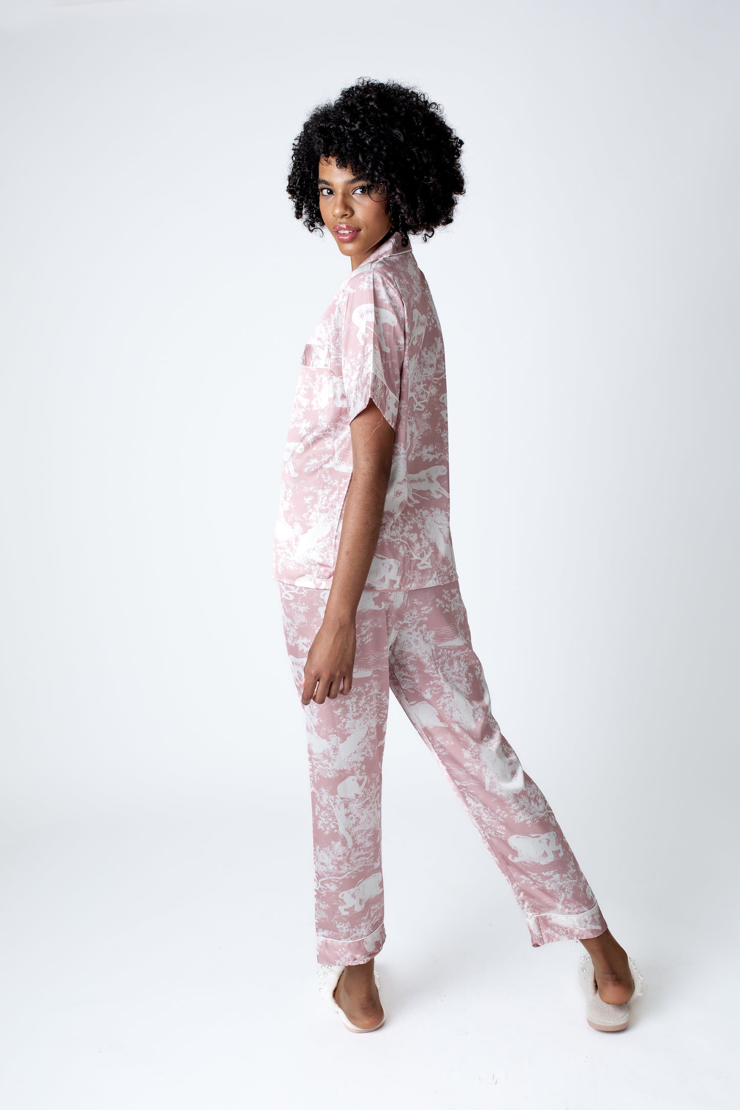 The Toile de Jouy Pajamas Light Pink