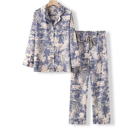 The Toile de Jouy Long Pajamas