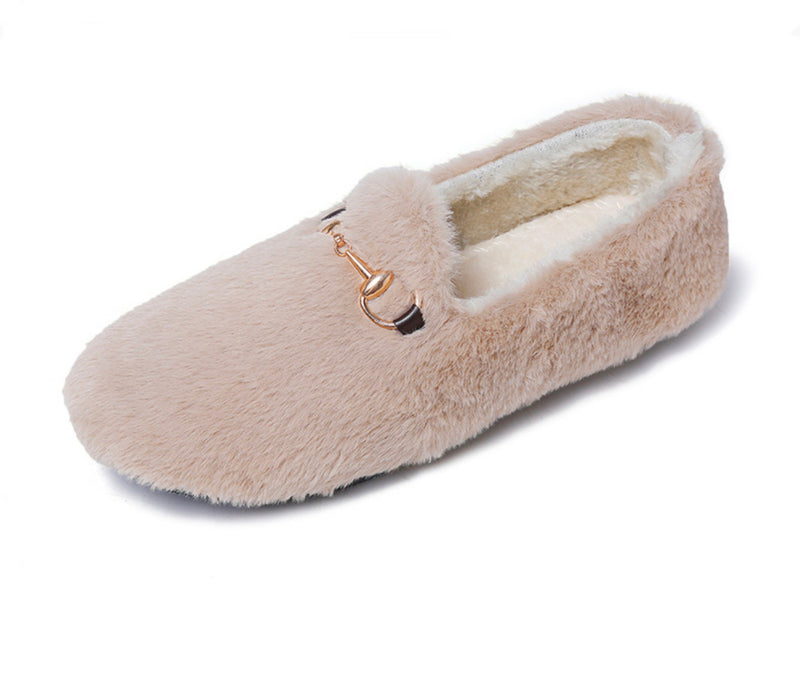 The Fluffy Ares Slippers Brown