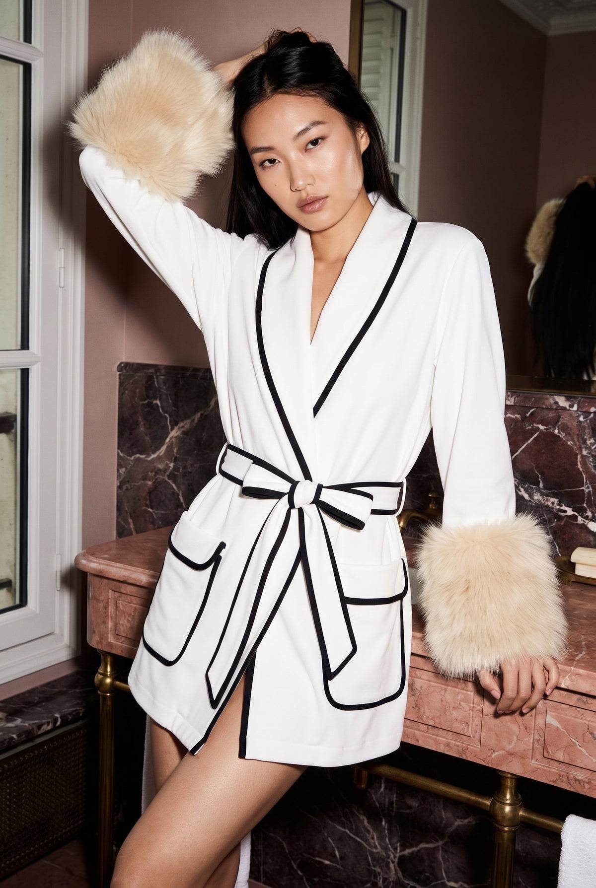 Pearl Velvet Robe