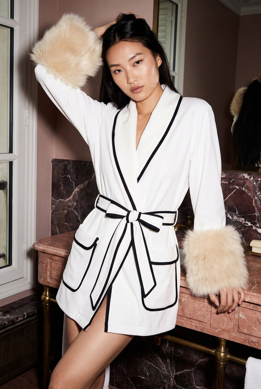 Pearl Velvet Robe