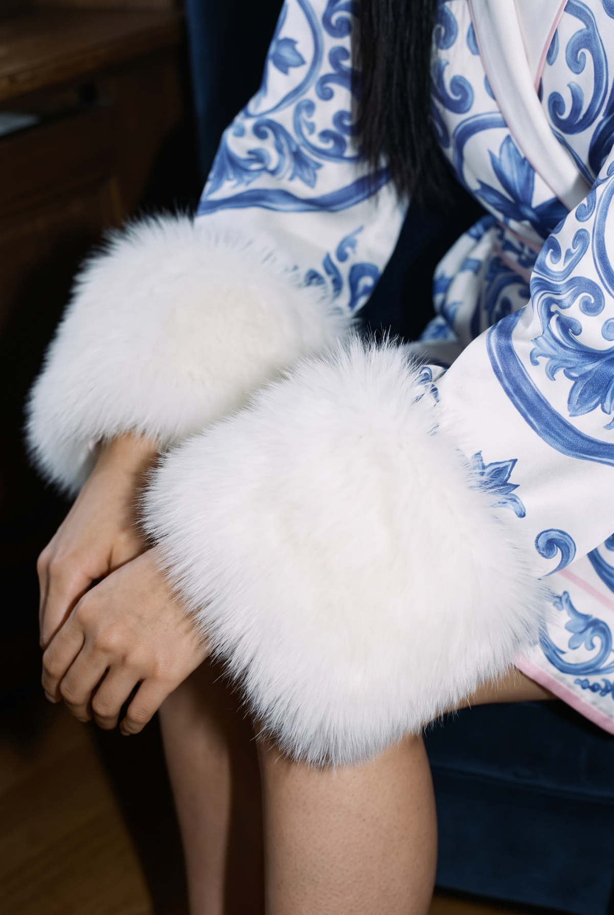 Azurra Rose Robe