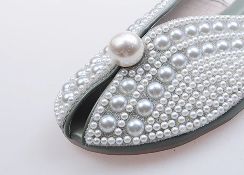 Cinderella Pearls Slippers