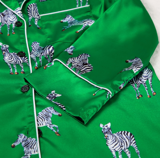 The Zebra Green Pajamas