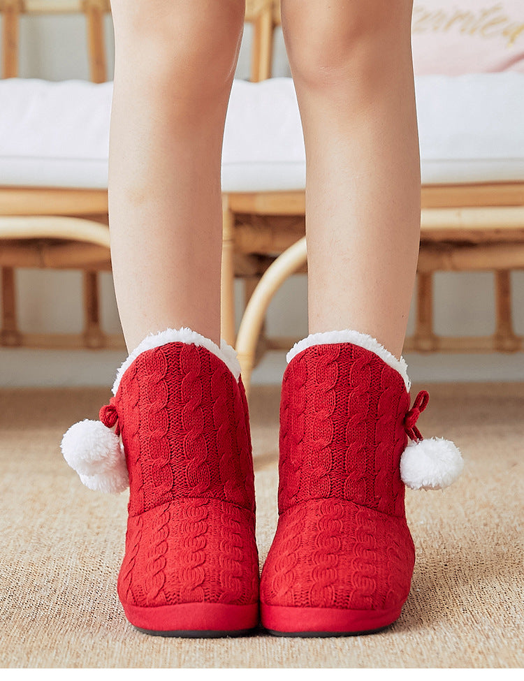 Santa Boots Home Slippers