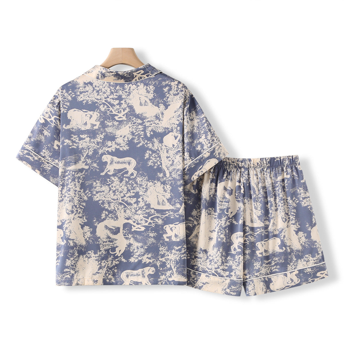 The Toile de Jouy Short Pajamas Blue