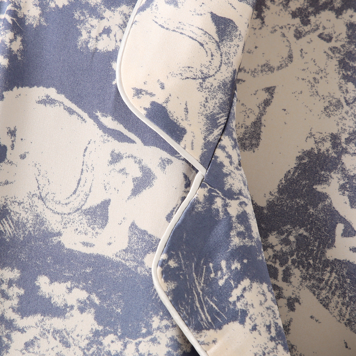 The Toile de Jouy Short Pajamas Blue