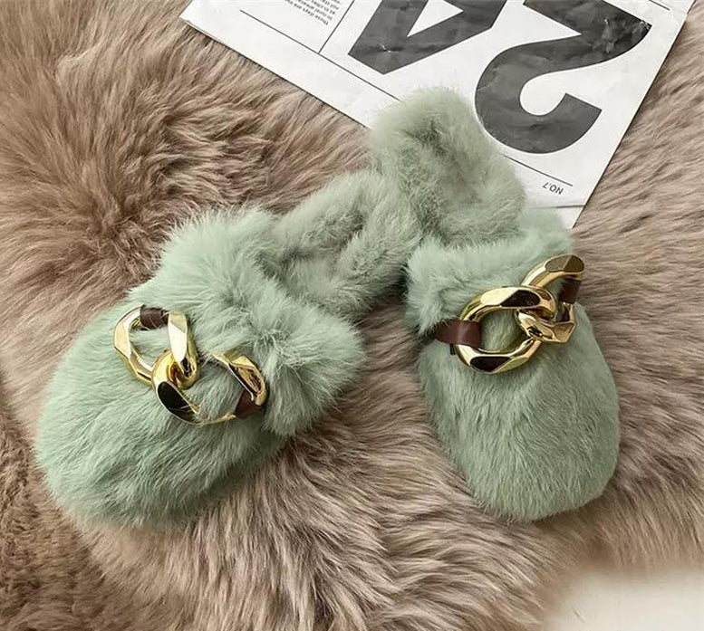 Mery Slippers Green